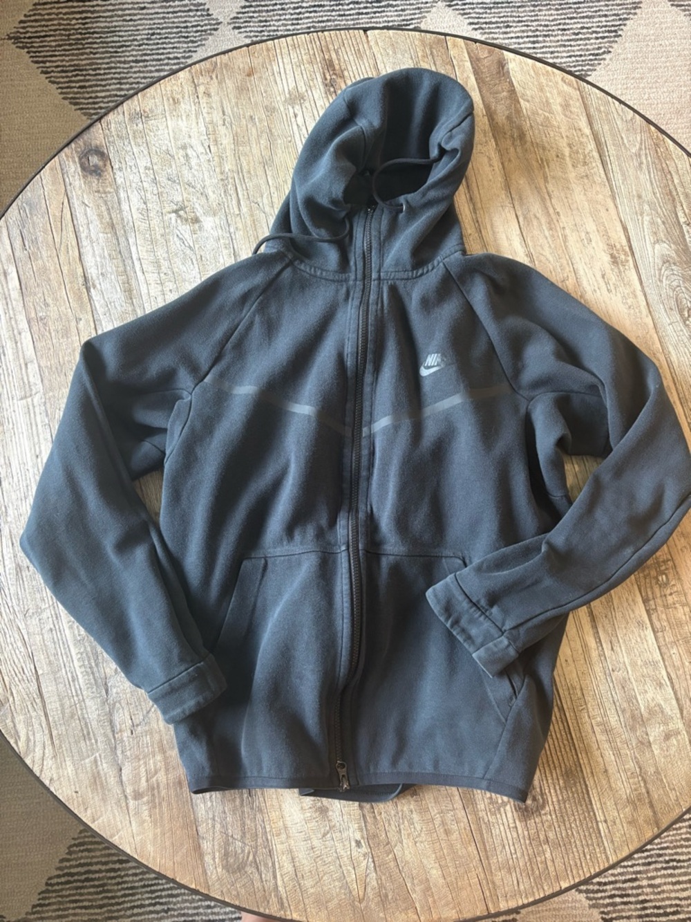 Nike Black Full-Zip Hooded Jacket